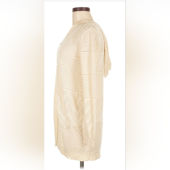 Pink Republic Cream Open-Front Cardigan- Size Medium- NWOT!! - Picture 5 of 8